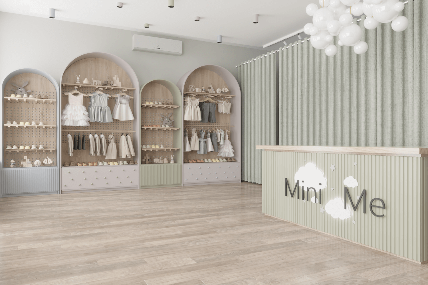 Магазин детской одежды Mini Me, 61,4 м²